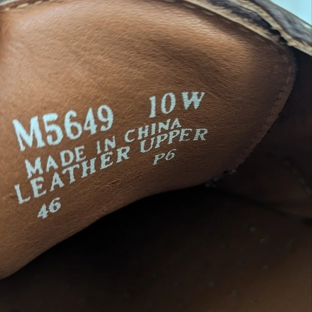 Rockport waterproof man leather